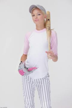 Francesca in X Art set Baseball Babe