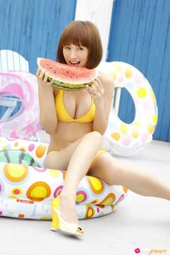 Ayaka Komatsu in All Gravure set Swinution Scene 8