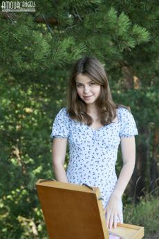 Juny in Amour Angels set Plein Air