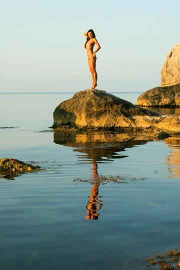 Eleni P in Stunning 18 set Reflections in the Lake