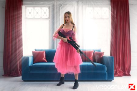 Polly Yangs in VR Cosplay X set Killing Eve