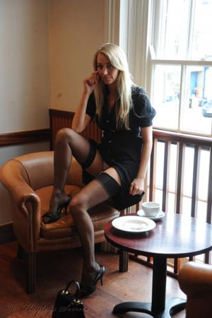 Hayley Marie Coppin in Hayleys Secrets set Coffee Shop Part 1