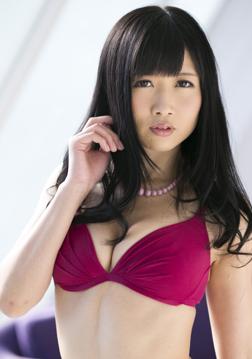 Oshimi Hibiki in All Gravure set Big Purple Couch