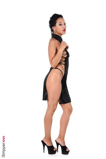 Asia Vargas in Istripper set Cheongsam Cutie