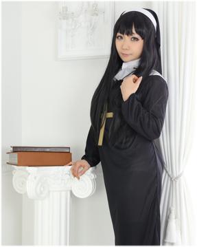 Higurashi Rin in All Gravure set Naughty Nun 1