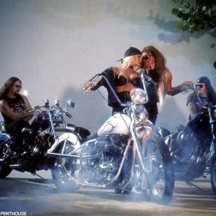 Diana Van Laar and Lexie Leblanc in Penthouse set Biker Chicks